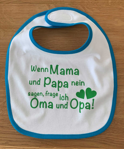 Lätzchen mit Spruch